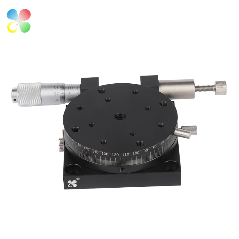 C&K 360 Degree 60mm Rotary Stage Manual Rotation Platform Positioning Translat Stage For Optical Instrument Table