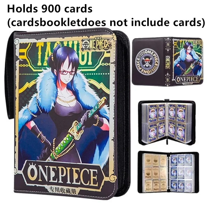 900 sztuk ONE PIECE Album na karty Folder na książki 9 miejsc na karty Sakura Kakashi Kolekcje Zamek Podwójna kieszeń Zamek błyskawiczny Uchwyt na segregator karty