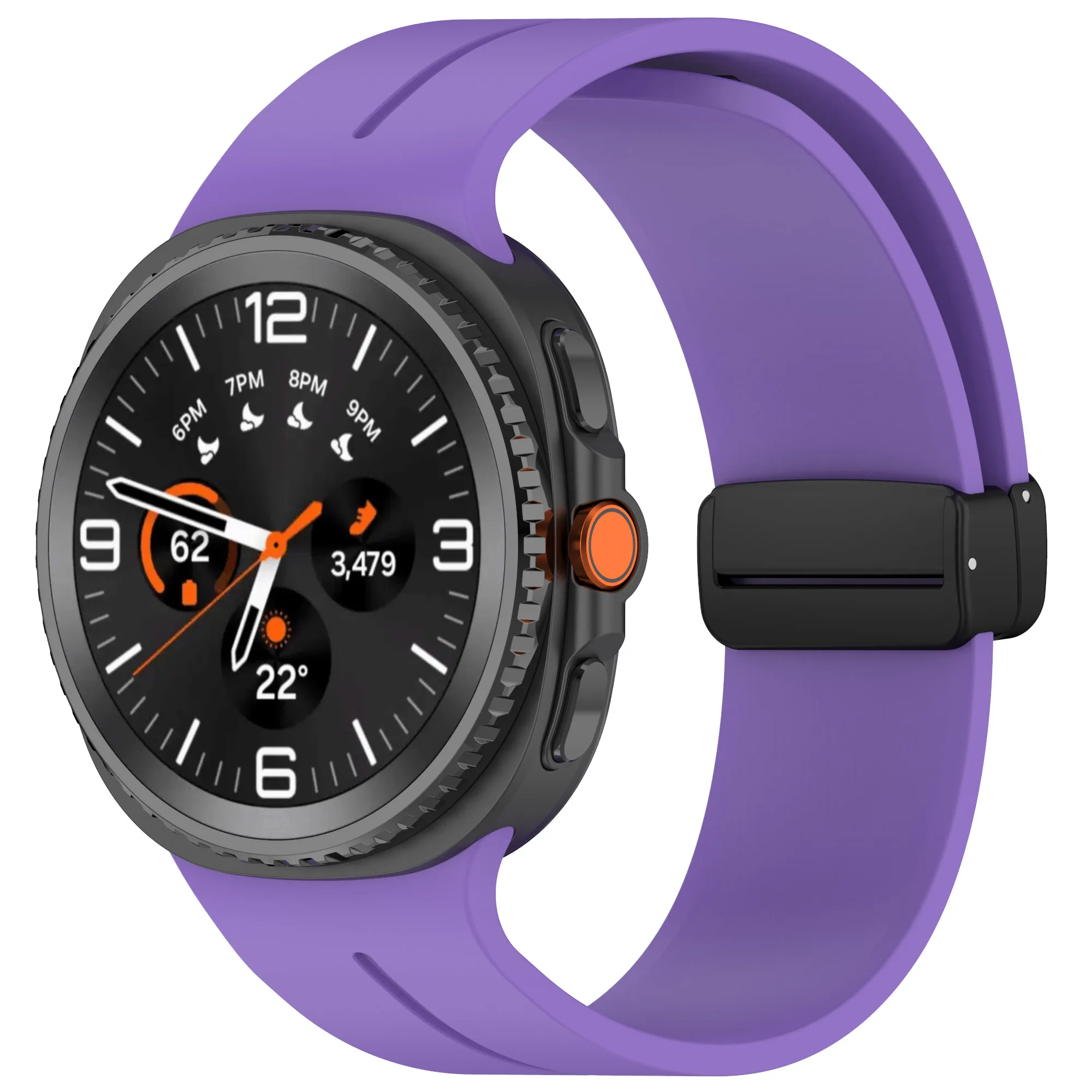 Silikonarmband für Samsung Galaxy Watch 8 9 40mm 44mm Magnetverschluss Uhrenarmband für Samsung Galaxy Watch 8 Classic 46mm Correa – Detail 12