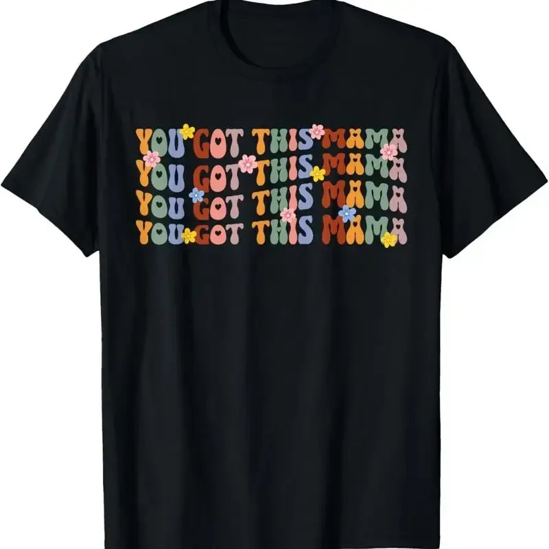 Mother Baby Nurse Postpartum Groovy Mom T Shirt