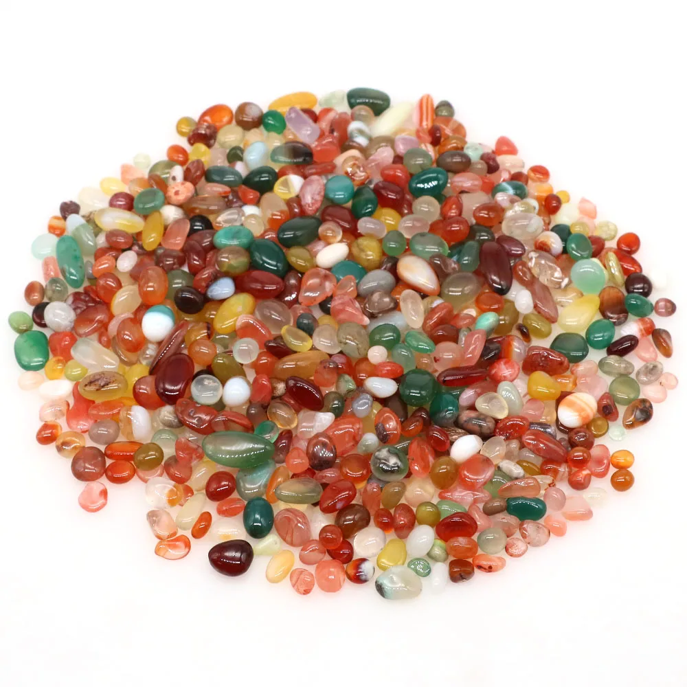 Natural Agate Chip Crystal Gravel Tumbled Stone Bulk Reiki Healing Ore Gemstone Mineral Specimen Home Aquarium Fish Tank Decor