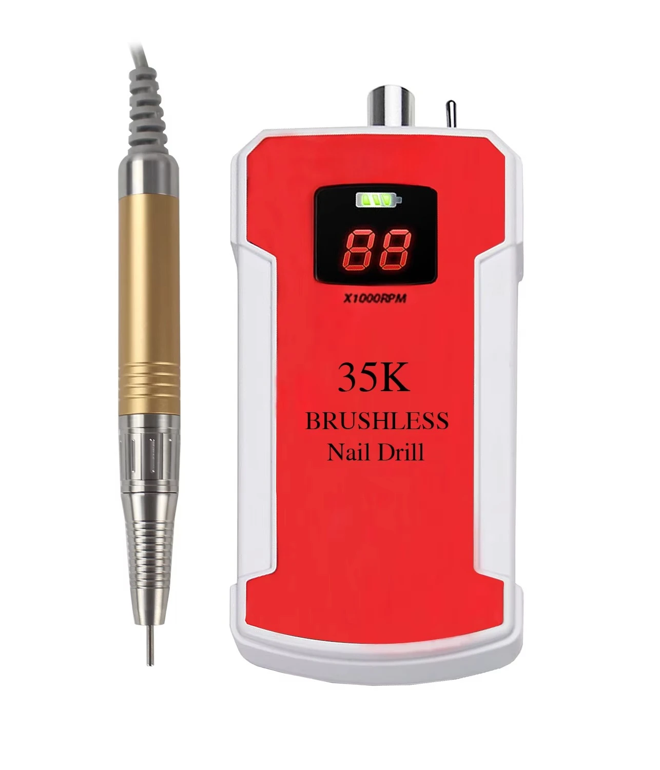 

Прочная профессиональная портативная бесщеточная дрель для ногтей Tp282