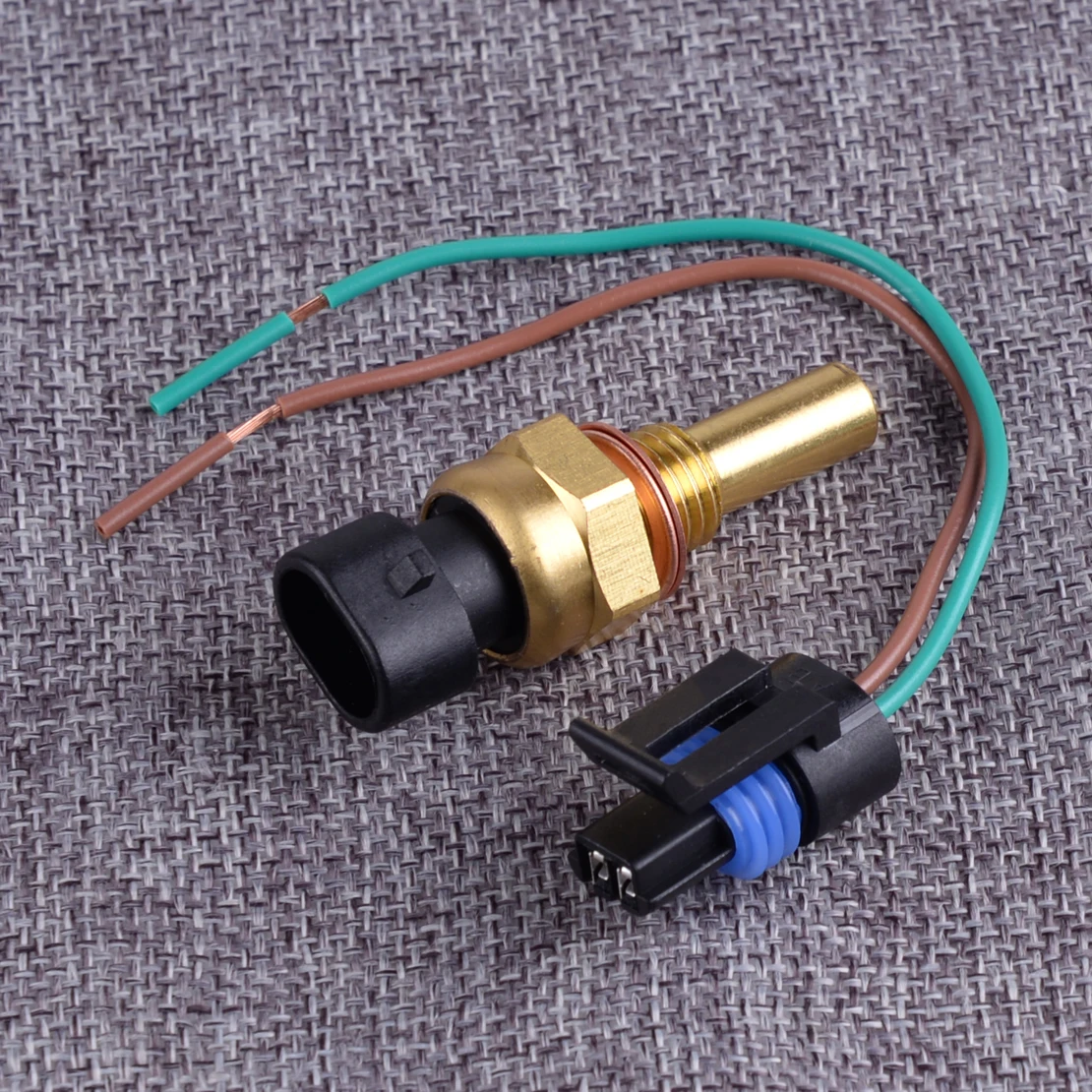 

DWCX Engine Coolant Temperature Sensor with Connector Fit for Buick Cadillac GMC Daewoo Isuzu Hummer 12162193 15326388