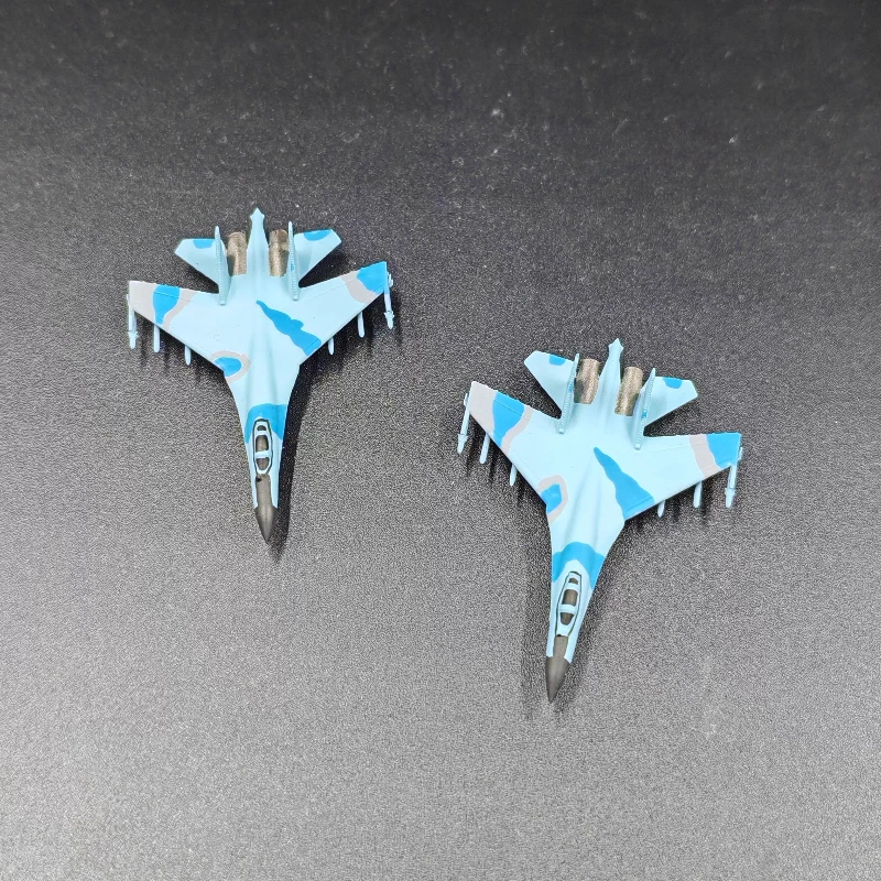 2PCS 1/400 1/350 Scale Colored Su-35 Multipurpose Heavy Fighter Jet DIY Model Resin Battle-plane Airplane Decoration Parts