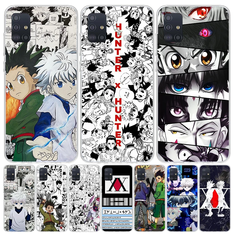 Anime HXH X Hunter Case Phone Cover for Samsung Galaxy A51 A41 A31 A21S A21 A71 A50S A40 A30S A20E A10 A70 A6 A7 A8 A9 Fundas