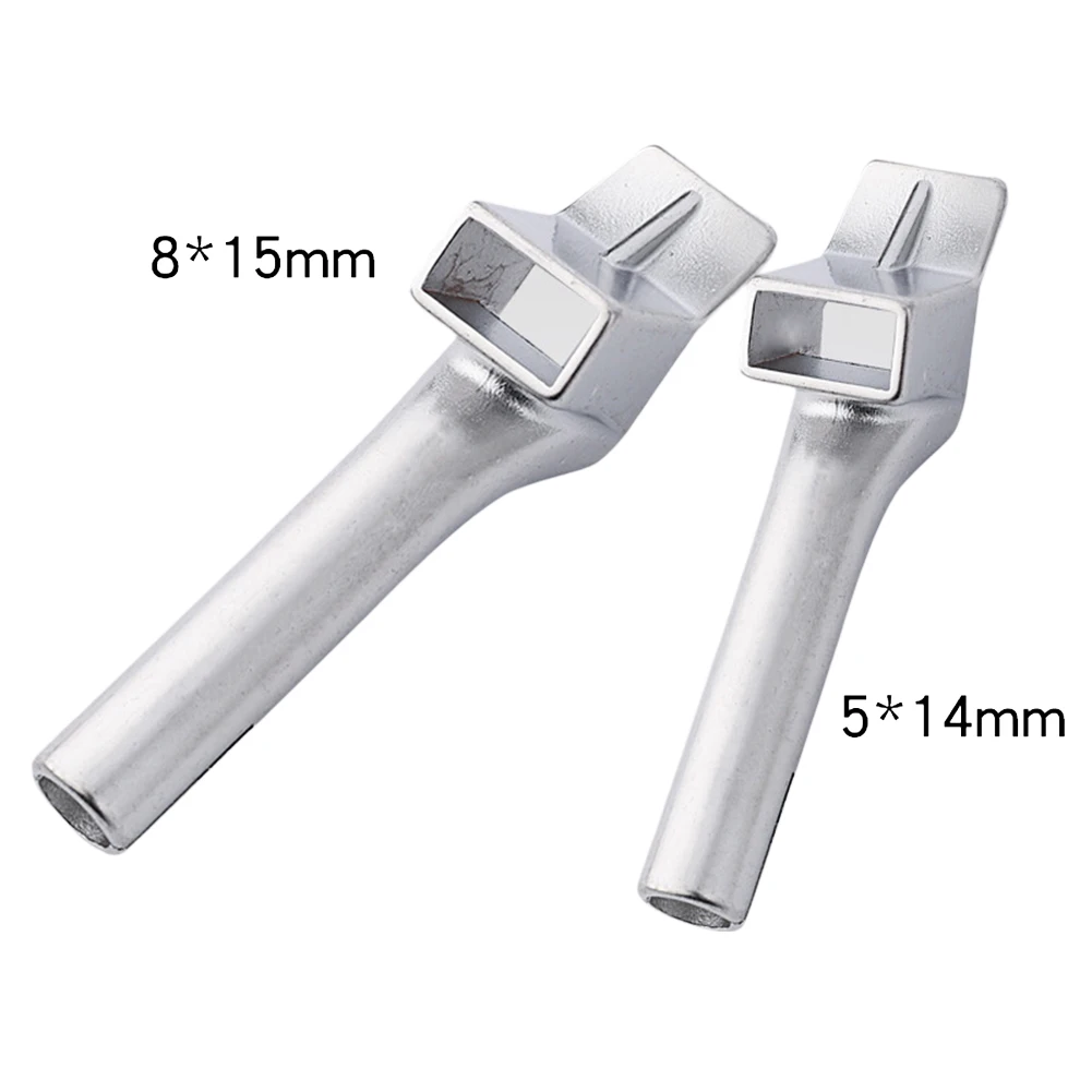 1pc Welding Nozzle For Vinyl PVC Plastic Blower Heat Resistant Hair Dryer Fittings Alloy Hot Air Blower Torch Head Tools