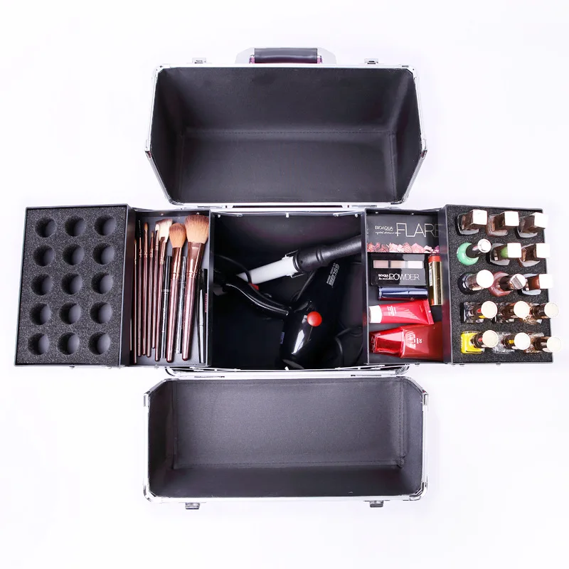 Tattoo embroidery hair pull rod storage box, makeup follower toolbox. y