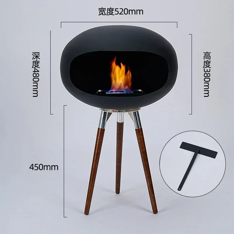 Nordic Floor-standing Fireplaces Household Decoration Living Room Fireplace Heater Modern Simple Designer Hotel Villa Ornaments