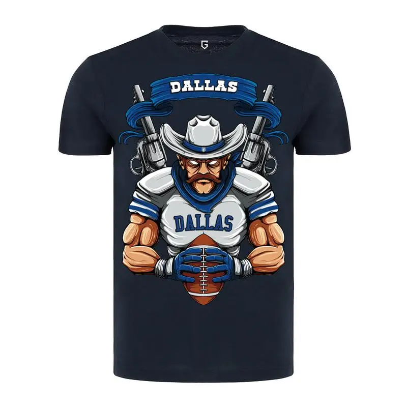 

Dallas Football Men's T-Shirt Vintage Y2k Vibes T-shirt Soft Cotton Short Sleeve O Neck Graphic Tee Street Wear Unisex Clothing
