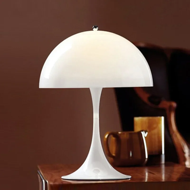 Modern Minimalist LED Mushroom Floor Lamp Bedroom Bedside Table Lamp Home Decor night stand Desk Lamp Reading Lighting Fixtures