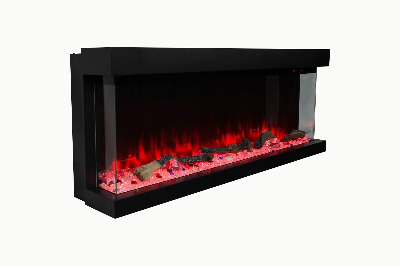 【ساخن】3 مدفأة تزيين كهربائية ذات رؤية جانبية متعددة الألوان مثبتة على الحائط مدمجة في الموقد الكهربائي مع ولا تحت الحرارة