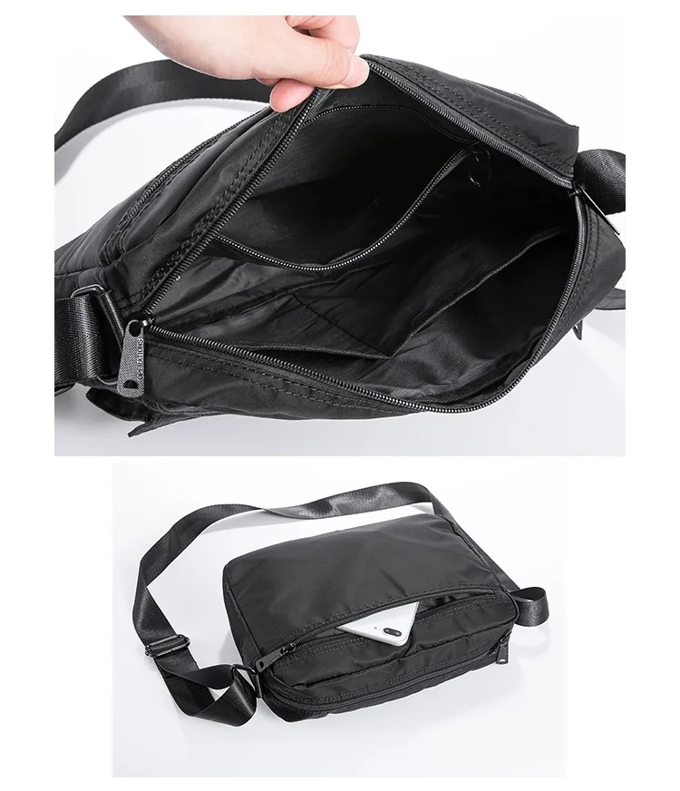 Bolso de hombro de moda para hombre, bandolera de estilo coreano, Oxford, lateral deportivo, envío gratis