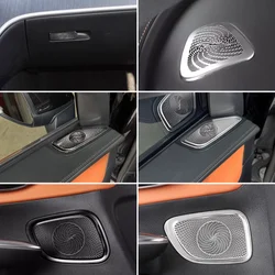 For Mercedes Benz GLC Class X254 GLC260 GLC300 2023 2024 2025 Interior Styling AC Outlet Audio Sticker Door Speaker Cover Trim