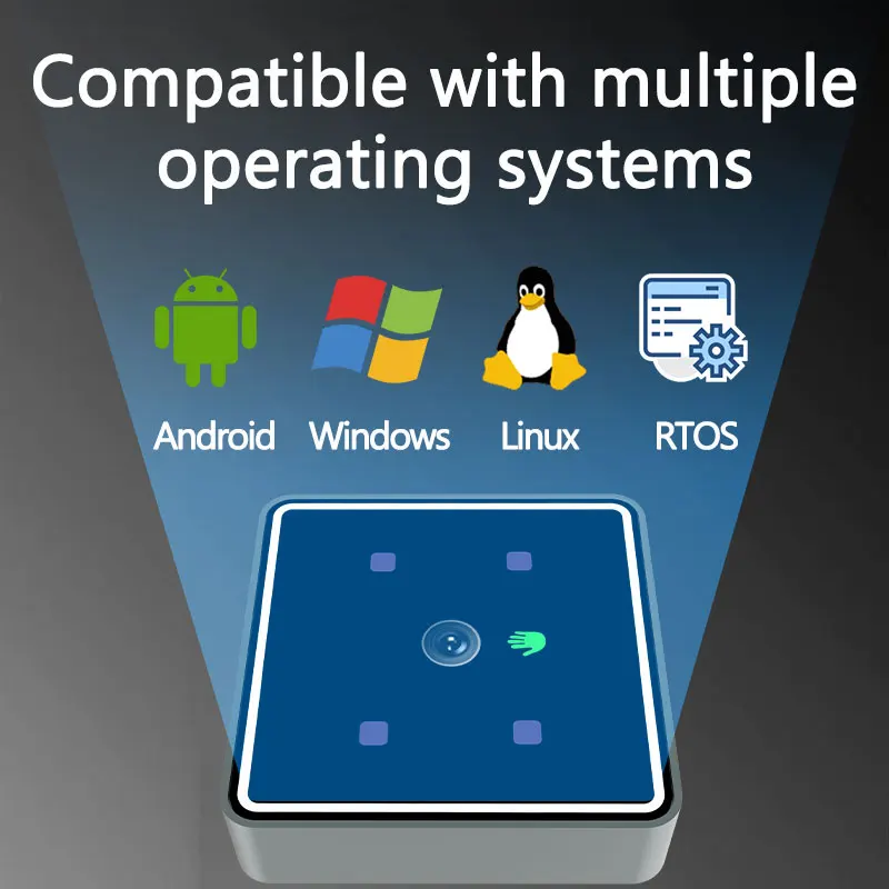 Biometric Palm Vein Scanner Module Access Control Reader SDK Customizable OEM/ODM Logo Support Payment System RTOS USB Powered