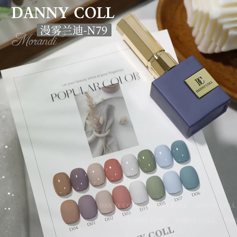 Juego de esmaltes de Gel de colores Morandi de alta gama, 15ml, barnizes de Gel LED UV para salón de uñas, juego completo de Gel para uñas, Kit de aprendizaje