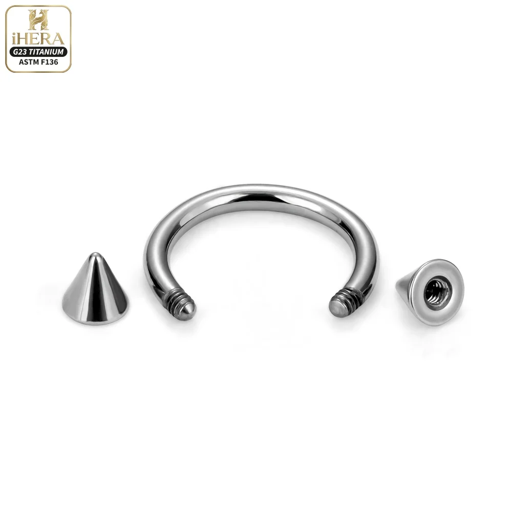 1/5PC G23 Titanium Nose Rings Piercings Lip Eyebrow Ear Septum Helix Cartilage Septum Body Jewelry Piercing Labret Nariz C Rod