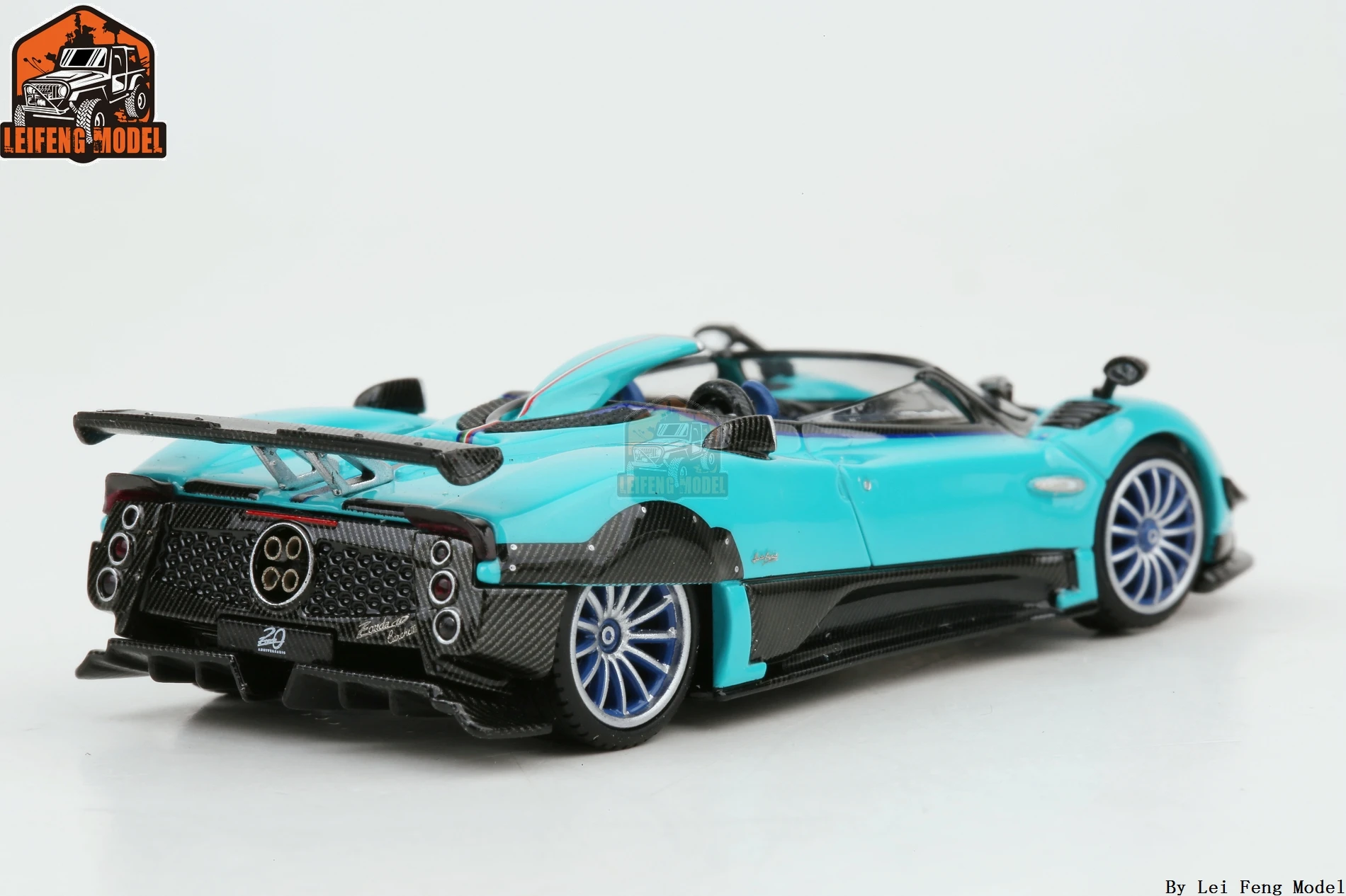 LCD 1:64 Pagani Zonda HP Barchetta Blue /Mint Green/ Pink Diecast Model Car