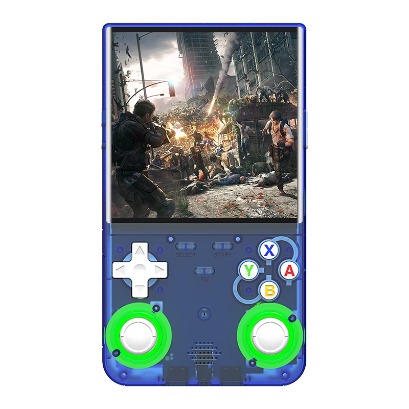 Nieuwe R36 ultra retro draagbare gameconsole 4,0-inch open source Linux-systeem 128 GB draagbare videospeler draagbare gameconsole - afbeelding 1