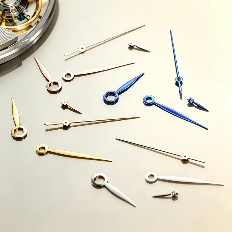 6‑Hands Moonphase Watch Hands Set for Longines Master Collection Hour Minute Second Fit 7750 Movement Watch Repair Parts