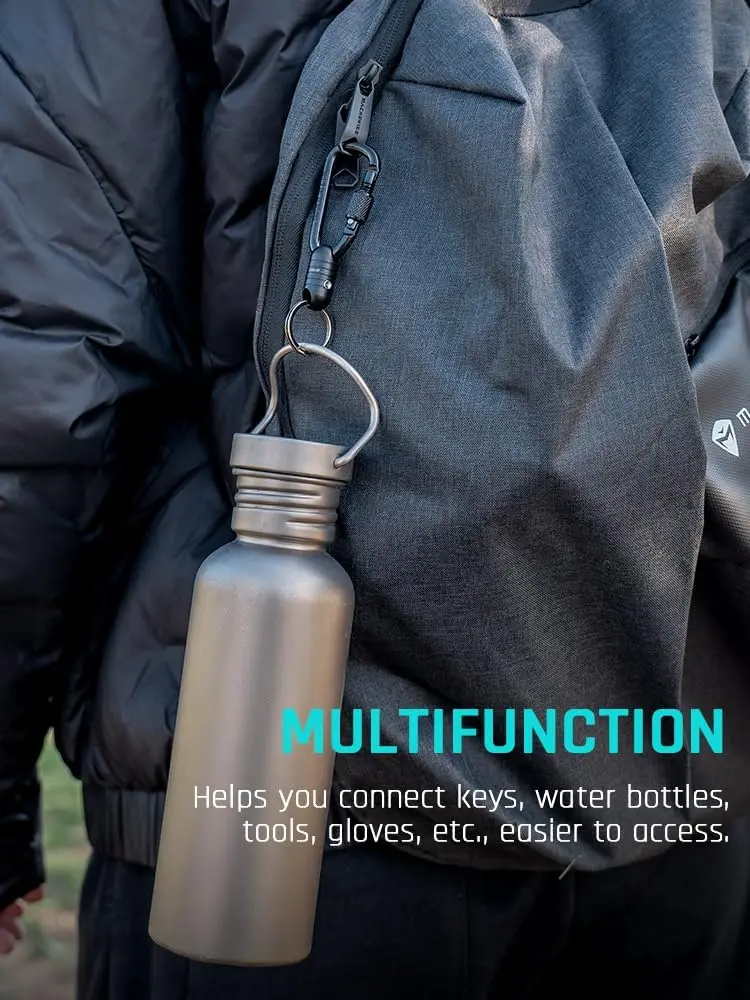 TISUR Magnetic Quick Release Keychain,Magnet Carabiner Clip Key Holder, Detachable Key Chain Rings for Car Keys, Accessories