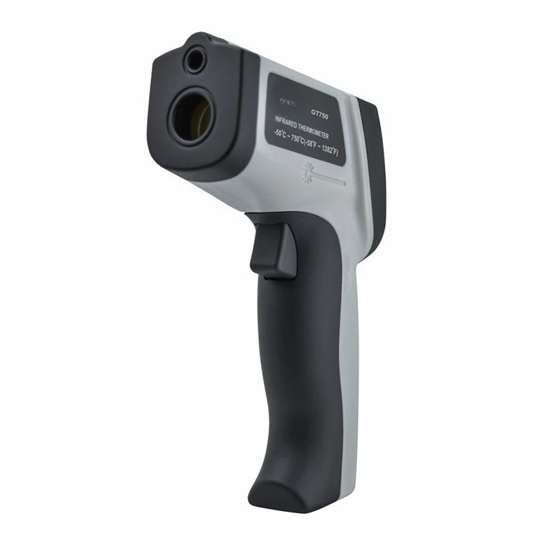 

Цифровой инфракрасный термометр GT750 -50~750 ° Термометр промышленного объекта с цветным экраном C
