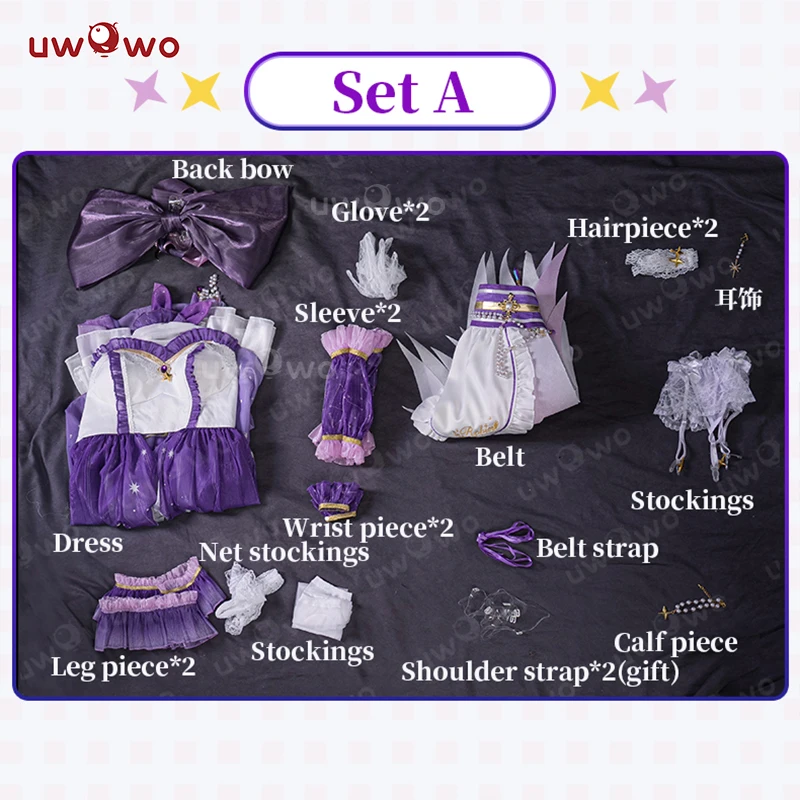 LAST BATCH UWOWO Robin Cosplay Game Honkai Star Rail Robin Maid Cosplay Costume With Wings Headpiece Halloween Role Play Outfits