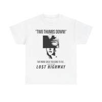 Lost Highway Two Thumbs Down Vintage David Lynch Movie T Shirt