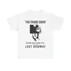 Camiseta Vintage de la película Lost Highway, dos pulgares hacia abajo, David Lynch