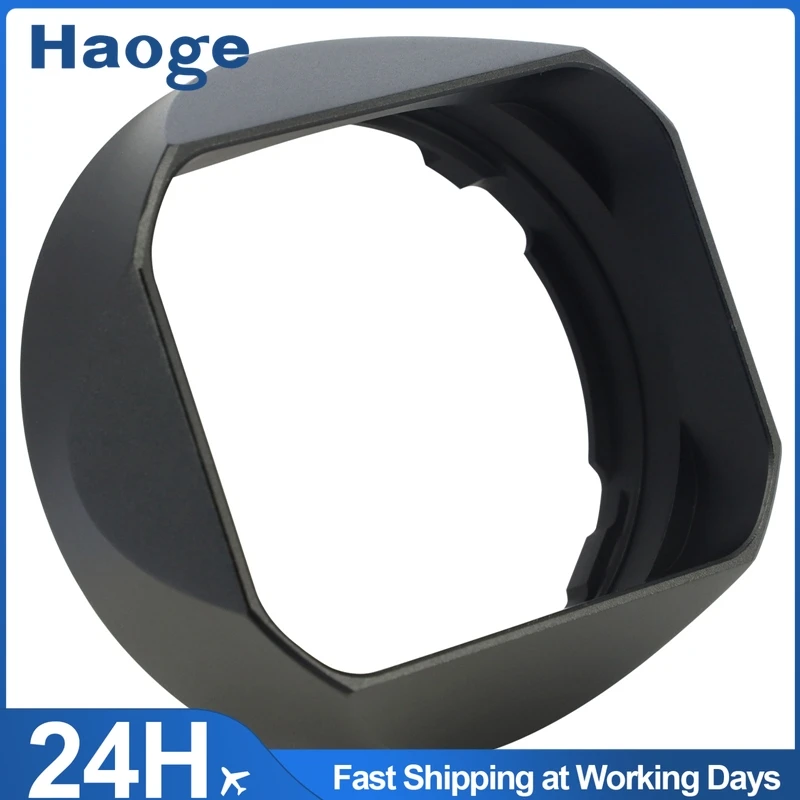 Haoge Square Metal Lens Bayonet Hood for Voigtlander 35mm F2 35mm F1.5 28mm F2.0 Type I & II ULTRON  Leica VM Mount Lens