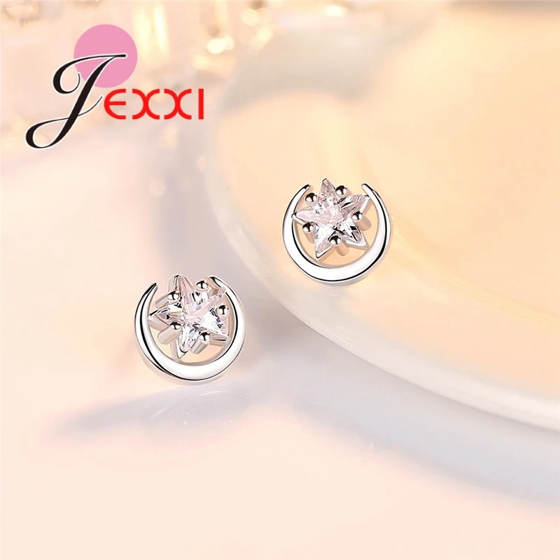 Boucles d'Oreilles en Argent 925 Brcorporelle pour Femme, Accessoires Décontractés de Qualité Supérieure, Clip Brcorporelle, Cadeaux de Lune, Vente au Détail