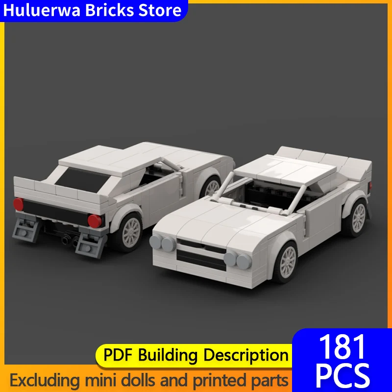 

Speed Racing Car Model MOC Building Bricks 037 Rally Racing Car Modular Technology Gifts Holiday Assemble Children Toys Suit