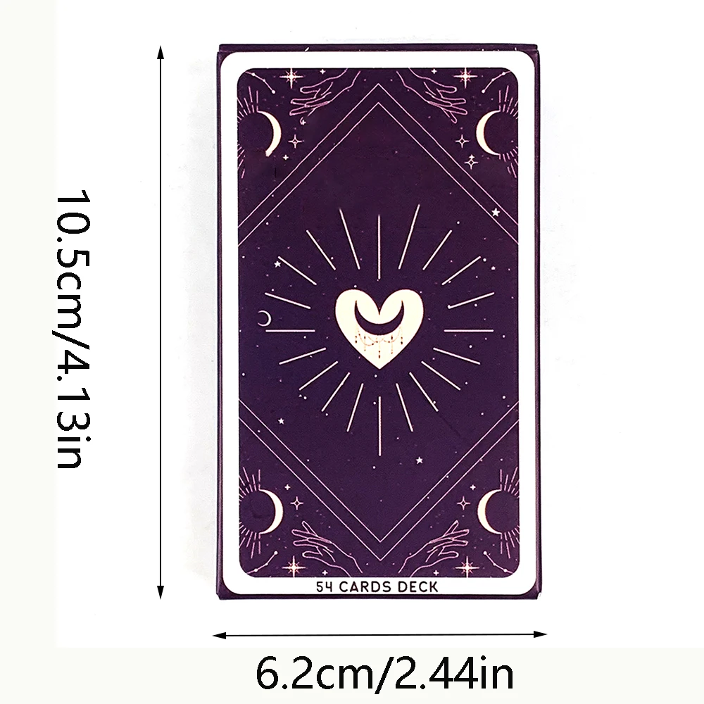 54 قطعة من بطاقات أوراكل العرافة أخبر الحب والعلاقة لعبة اللوحة لعبة الذكرى السنوية ألعاب الهالوين وعيد الميلاد #6