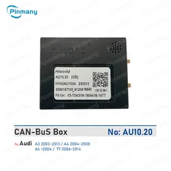 Install Aftermarket Auto stereo Radio CANBus decoder Android head unit CANBus adapter Hiworld AU10 for Audi A3 A4 A6 TT