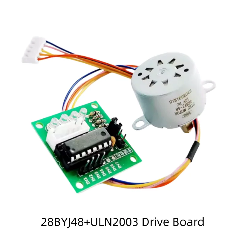 28BYJ48+ULN2003 Drive Board 4-phase 5-wire 12V Stepper Motor Deceleration Motor Module