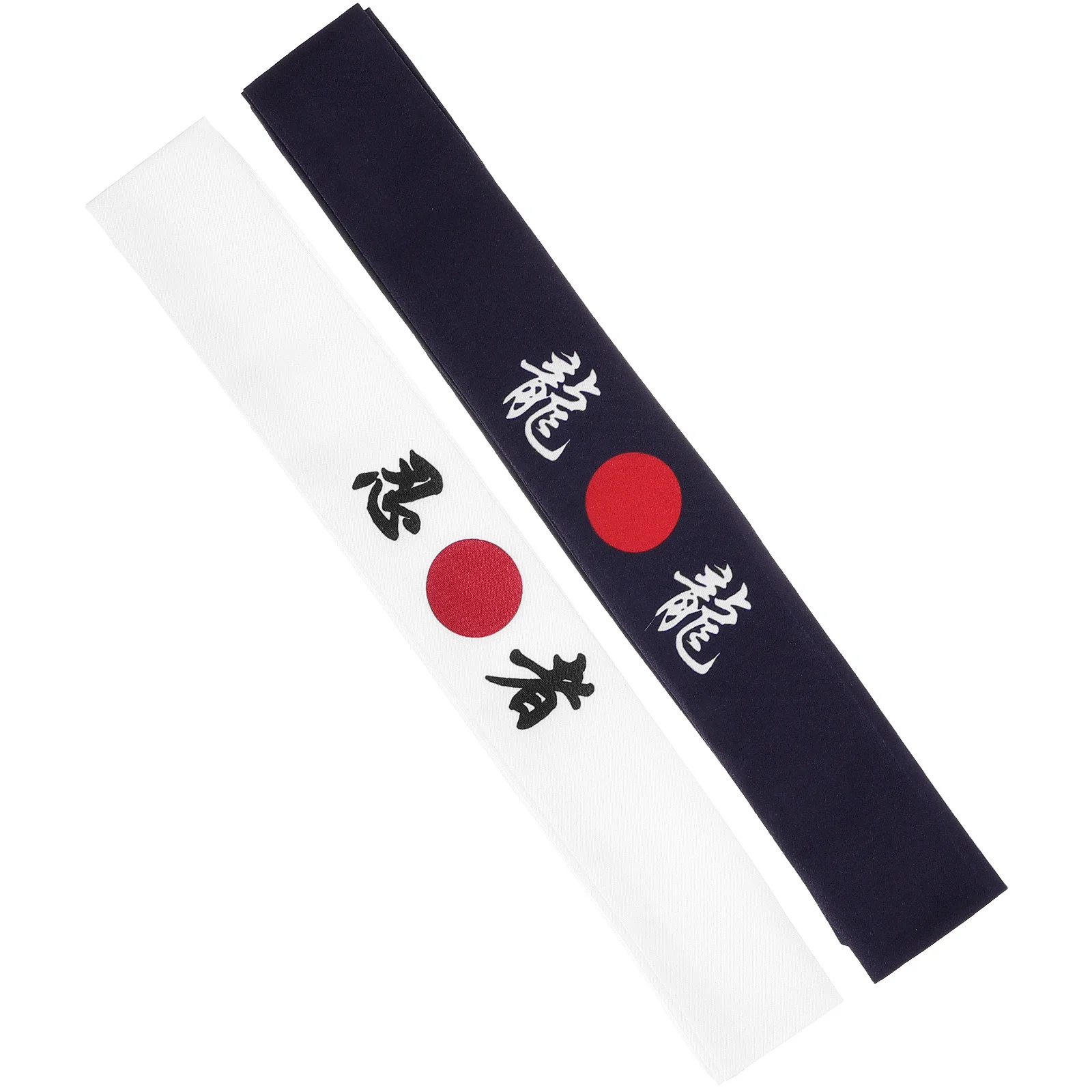 

2pcs Japanese Headband Cheering Headband For Karate Yoga Running Cycling Sports Wide Headbands Fitness Accessory Decorative Band
