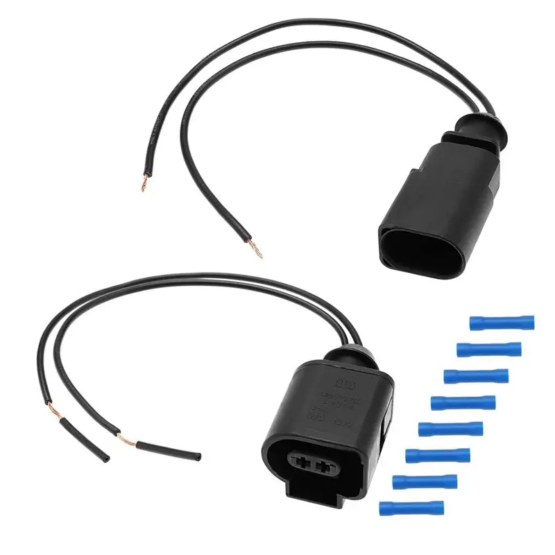 ABYN-Repair Kit For VW Skoda SEAT Golf 2 Pin Electrical Harness Connector Sensor Plug- Part Numbers 10336102 1J0973802 1J0973702