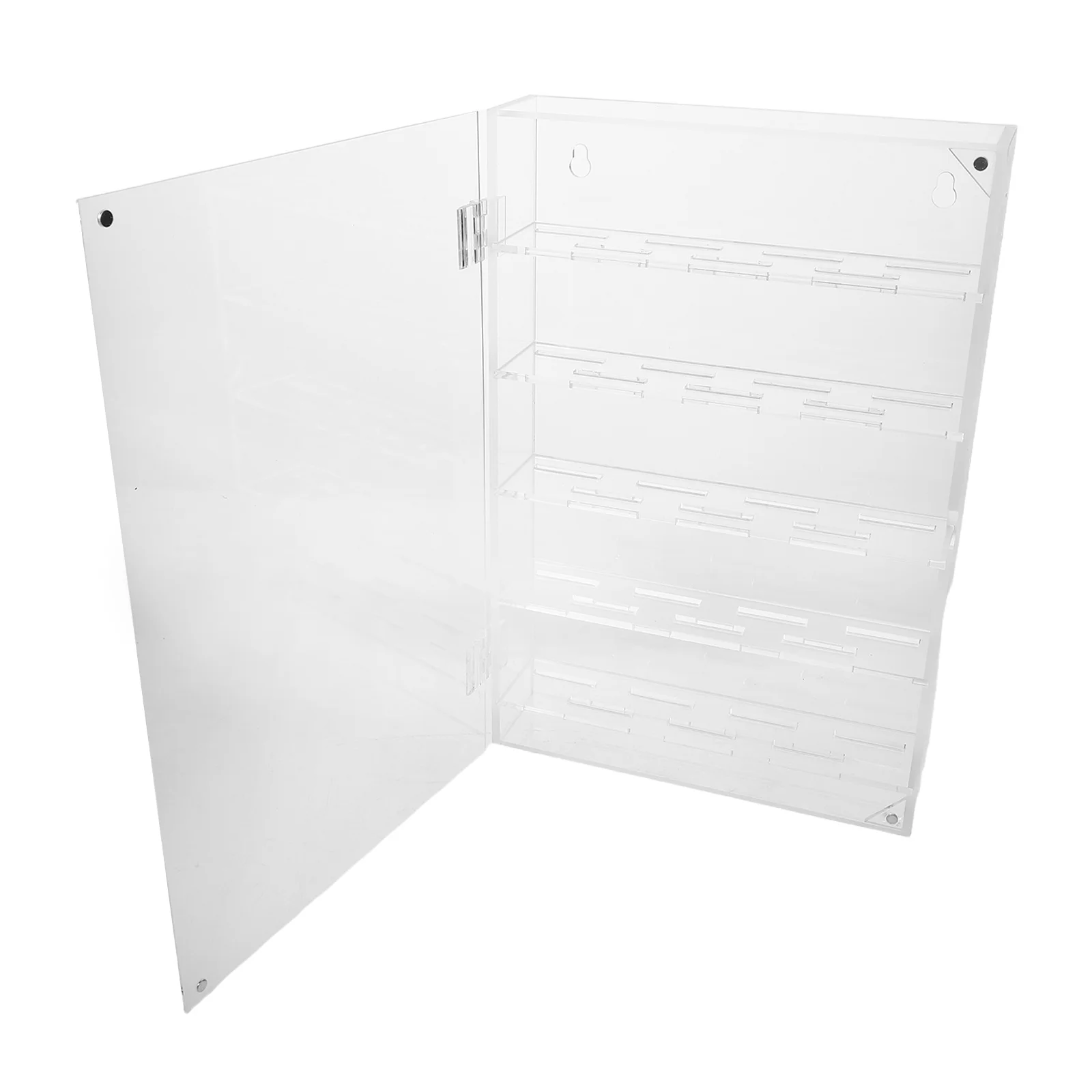 

Coin Display Box Clear Acrylic Lockable Cabinet For Veteran Medals Police Badges Dustproof Multi-Layer Case