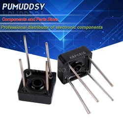5PCS KBPC610 BR610 DIODE BRIDGE DIP 1000V 6A BR-6 bridge rectifier new and IC
