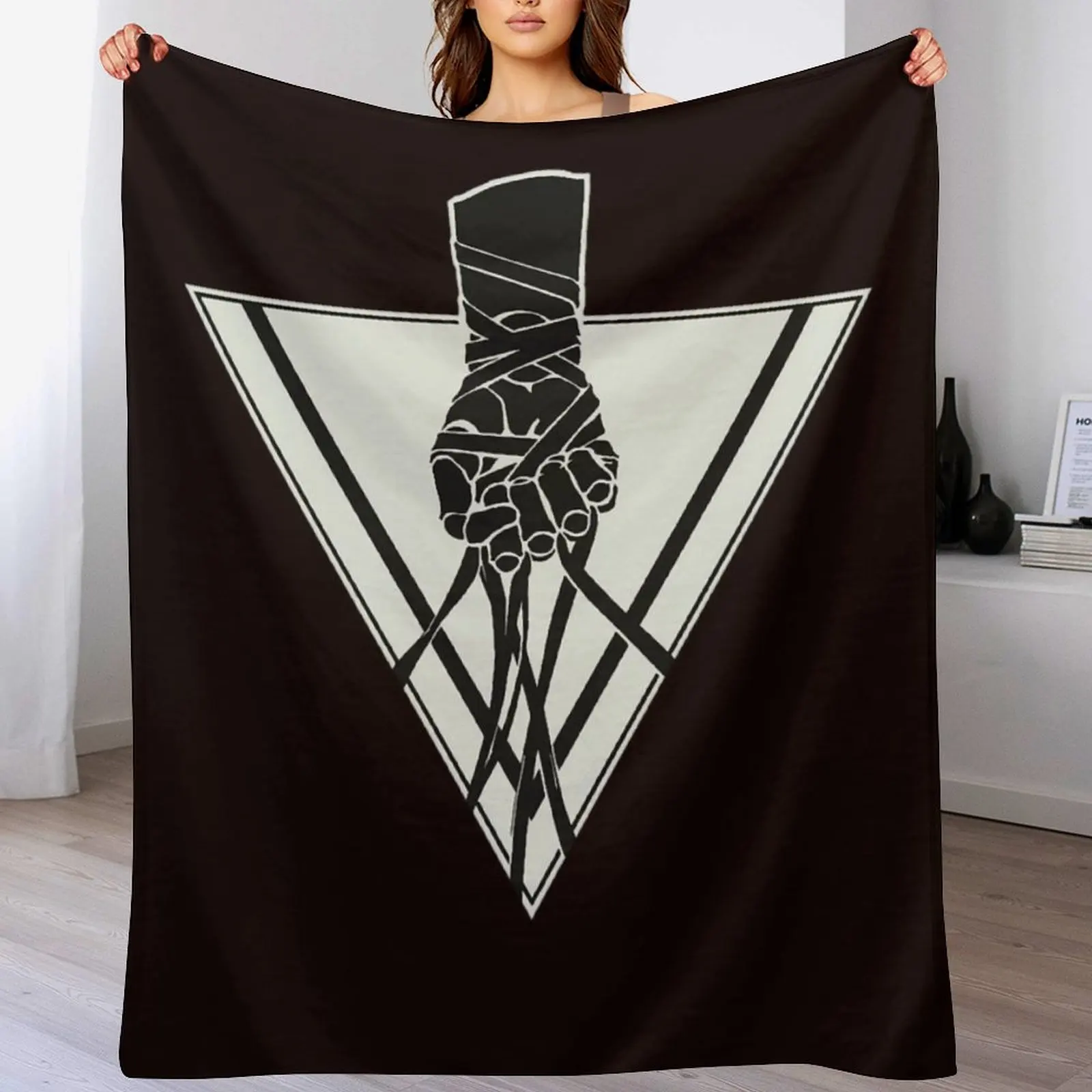 Handler Walter Emblem from Armored Core VI Throw Blanket Retros warm for winter Blankets