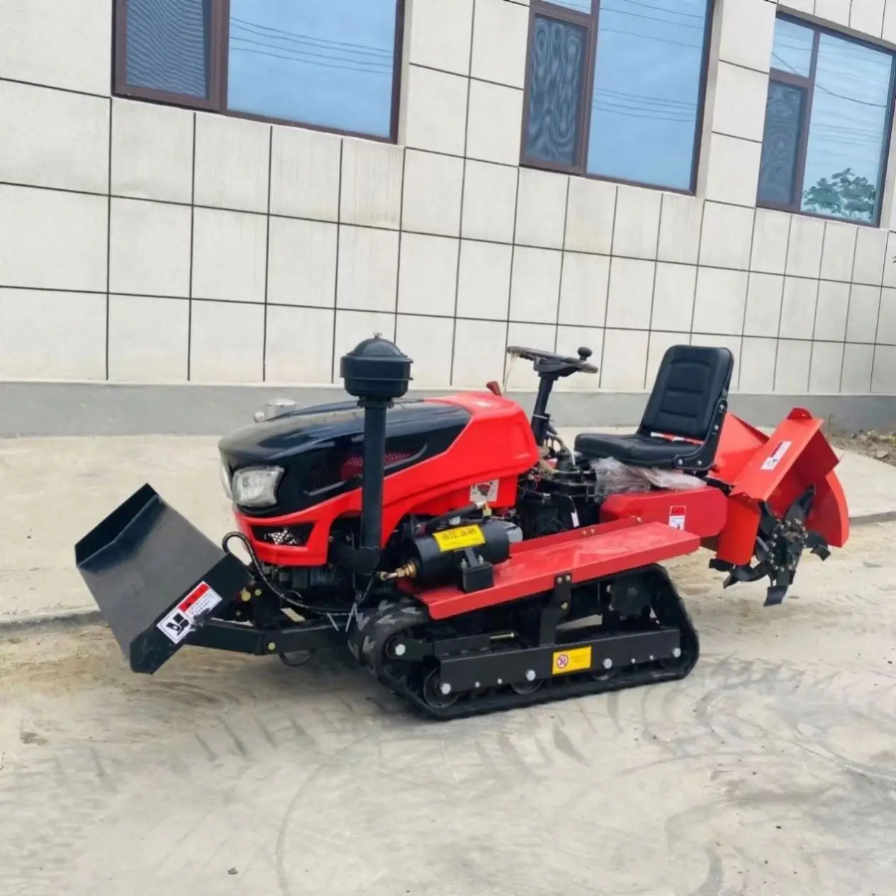 Hot Sale Mini 25Hp/30Hp/35Hp/40Hp/50Hp/80Hp Rotary Multi-Function Garden Cultivator Crawler Micro Tiller Factory Supply