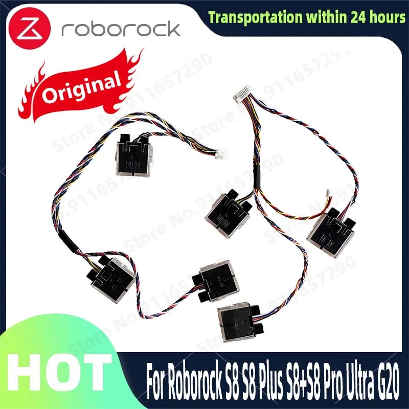 

Original Left Right Cliff Harness Assembly Parts Roborock S8 PLUS S8+ S8 Pro Ultra G20 Vacuum Cleaner Cliff Sensor Accessories