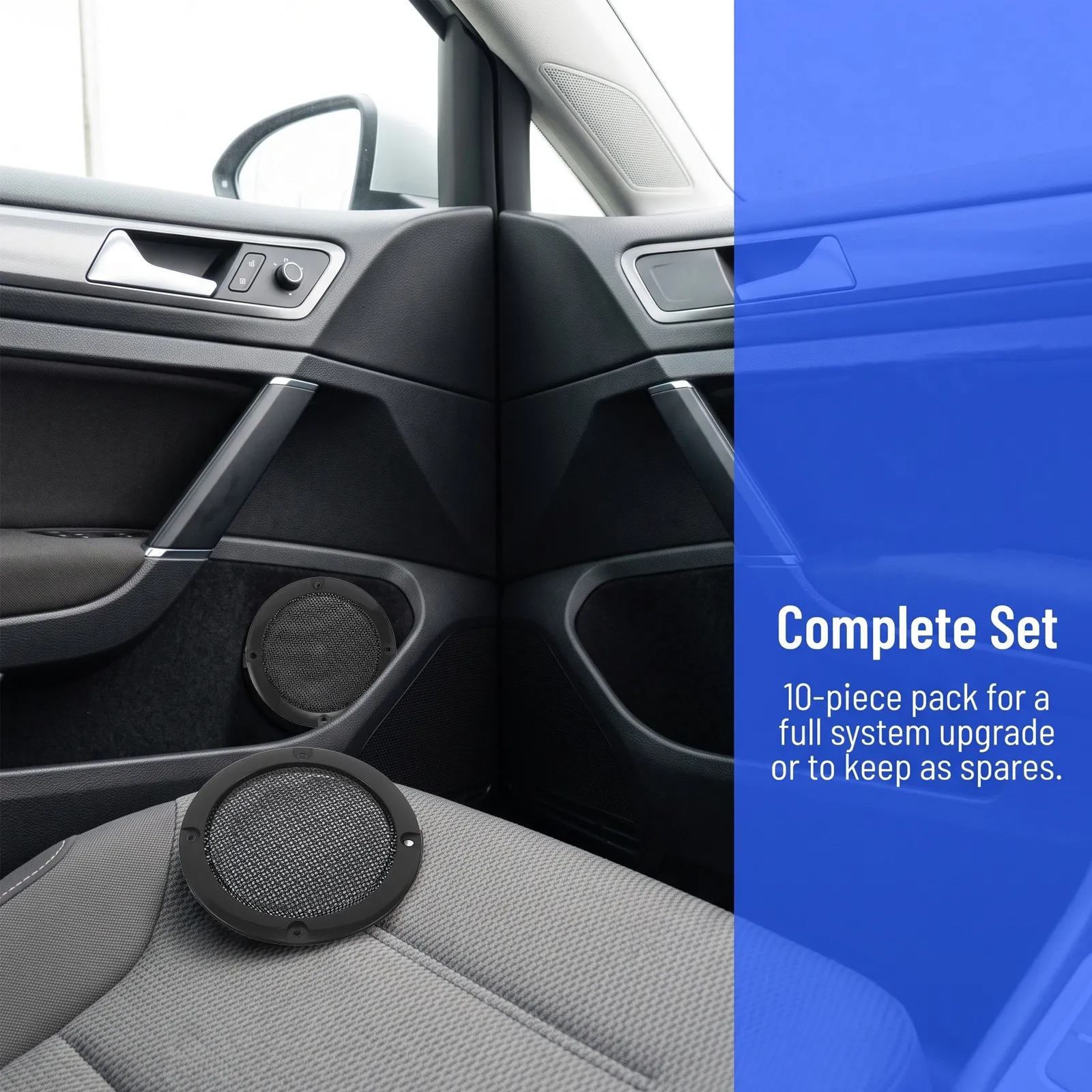 10Pcs Car Speaker Protection Net Subwoofer Circle Grill Covers 3Inch Metal Mesh Guard Universal Auto Speaker Dust Guard