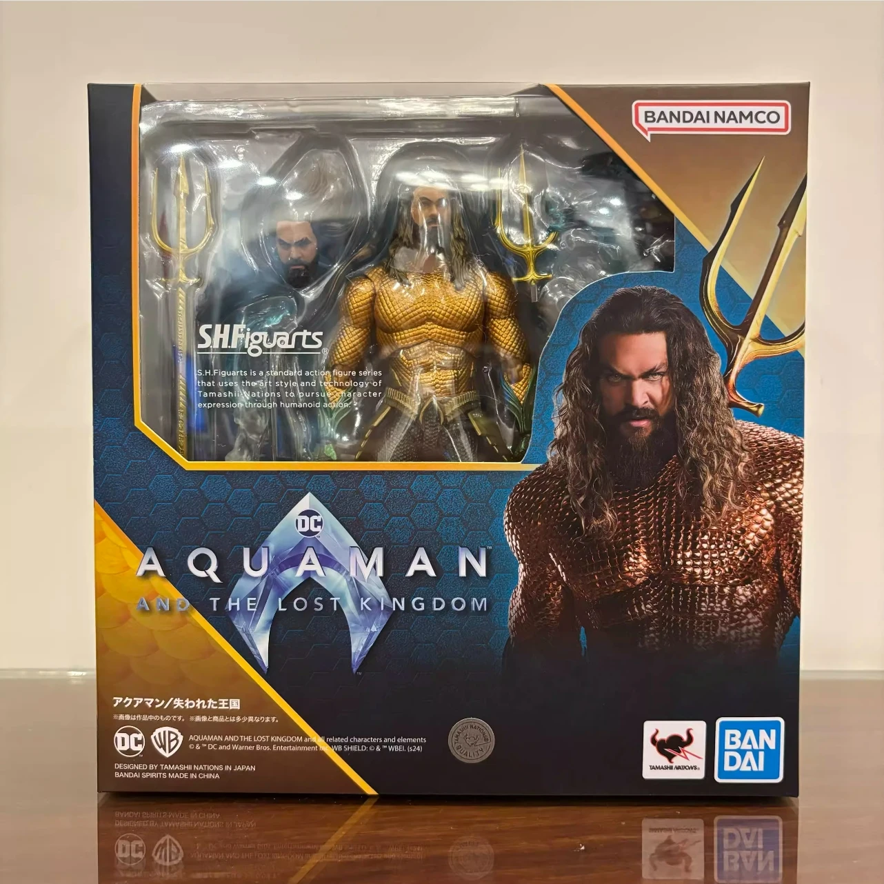 100% Original Bandai Sh Figuarts Shf Aquaman Action Figures Model Toys Figura And The Lost Kingdom