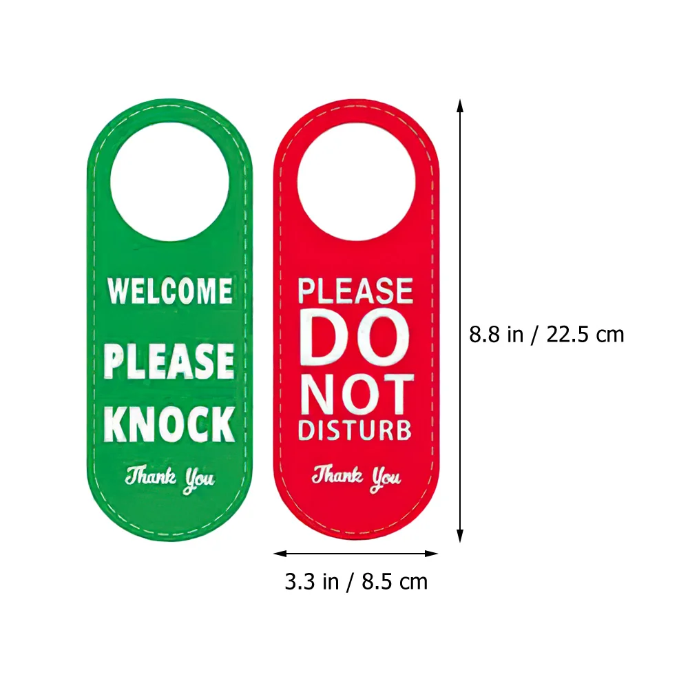 Signage Busy Not Disturb for Bathroom Door Hotel Hangers Signs Hanging Indicator