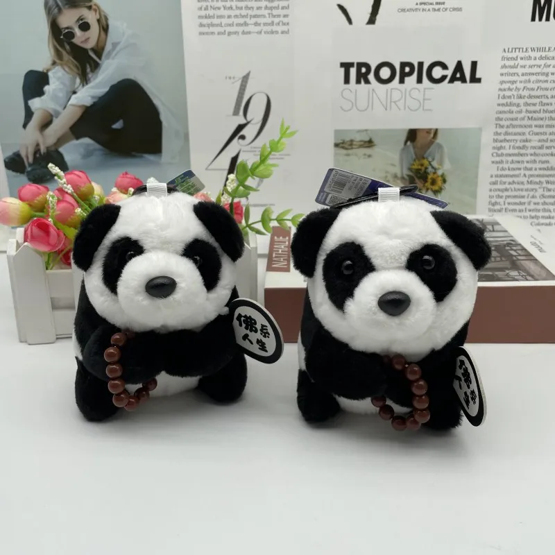 Creative Beads Panda Pendant Dumpy Panda Plush Doll Pendant Boutique Doll Wedding Spill Doll Tide Boys and Girls Bag Jewelry