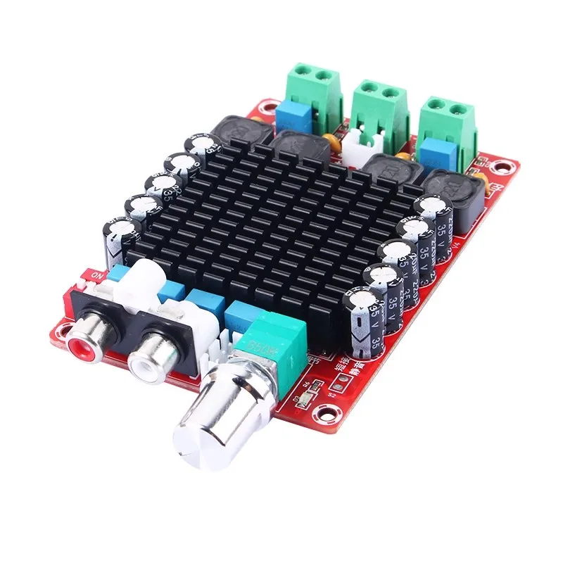 TDA7498 Digital Amplifier Board 2.0 Dual-channel 2 * 100W High-power Audiophile-grade Car Amplifier DC9-34V