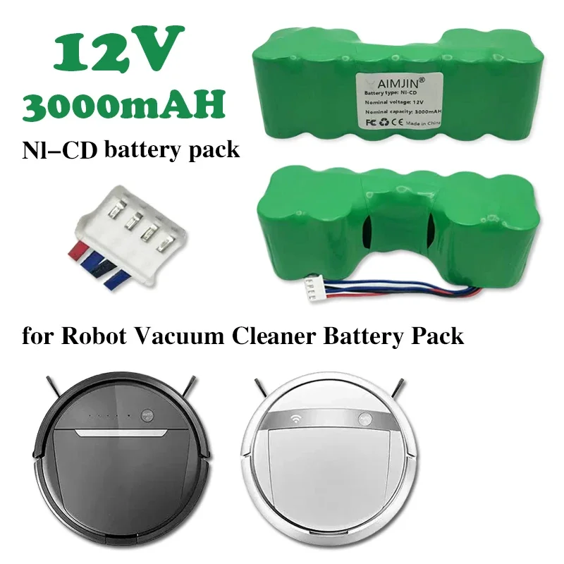 High Quality Battery for Ecovacs Deebot DE33 DE35 DE55 DE5G DD35 DM87 DM88 DG716 12V 6800mAh Robot Vacuum Cleaner Batttery Pack