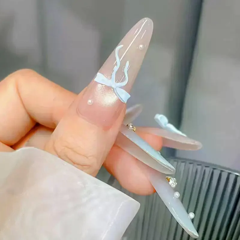 1Pcs Silicone Nail Art Mold Lily Flower Stereoscopic Relief 3D Transparent Nail Template DIY For Manicure Decoration