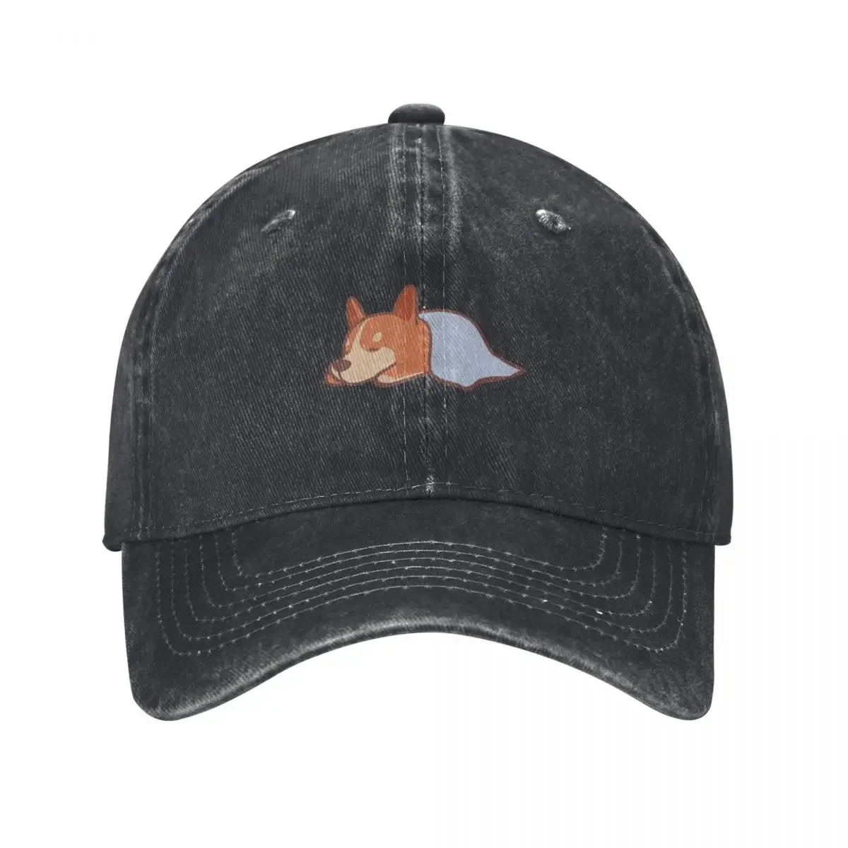 Sleepy Corgi Baseball Cap Beach Bag derby hat Horse Hat Men Caps Women's