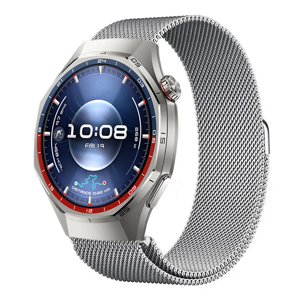 Cinturino milanese da 22 mm 20 mm per Huawei Watch 5 4 GT6 GT6 Pro GT5-4 Bracciale magnetico da 46 mm Samsung Galaxy Watch 7 6 5 4 44/40 mm